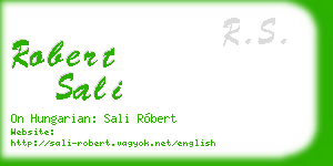 robert sali business card